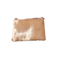 Load image into Gallery viewer, Country Allure - Cowhide Coin Purse Small - Tan
