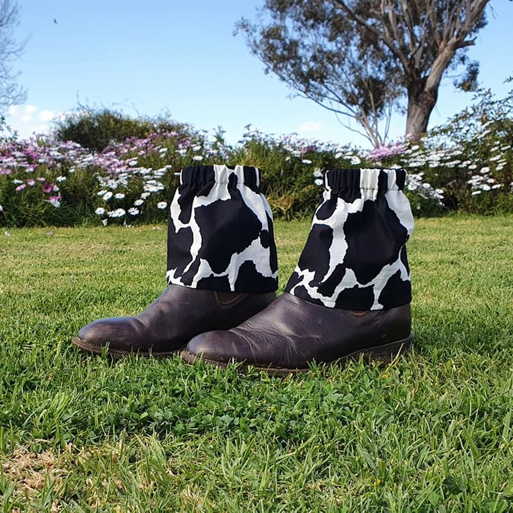 Cow Print Sock Protectors