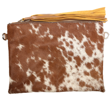 Load image into Gallery viewer, Country Allure - Sophia Cowhide Leather Clutch/Handbag Small
