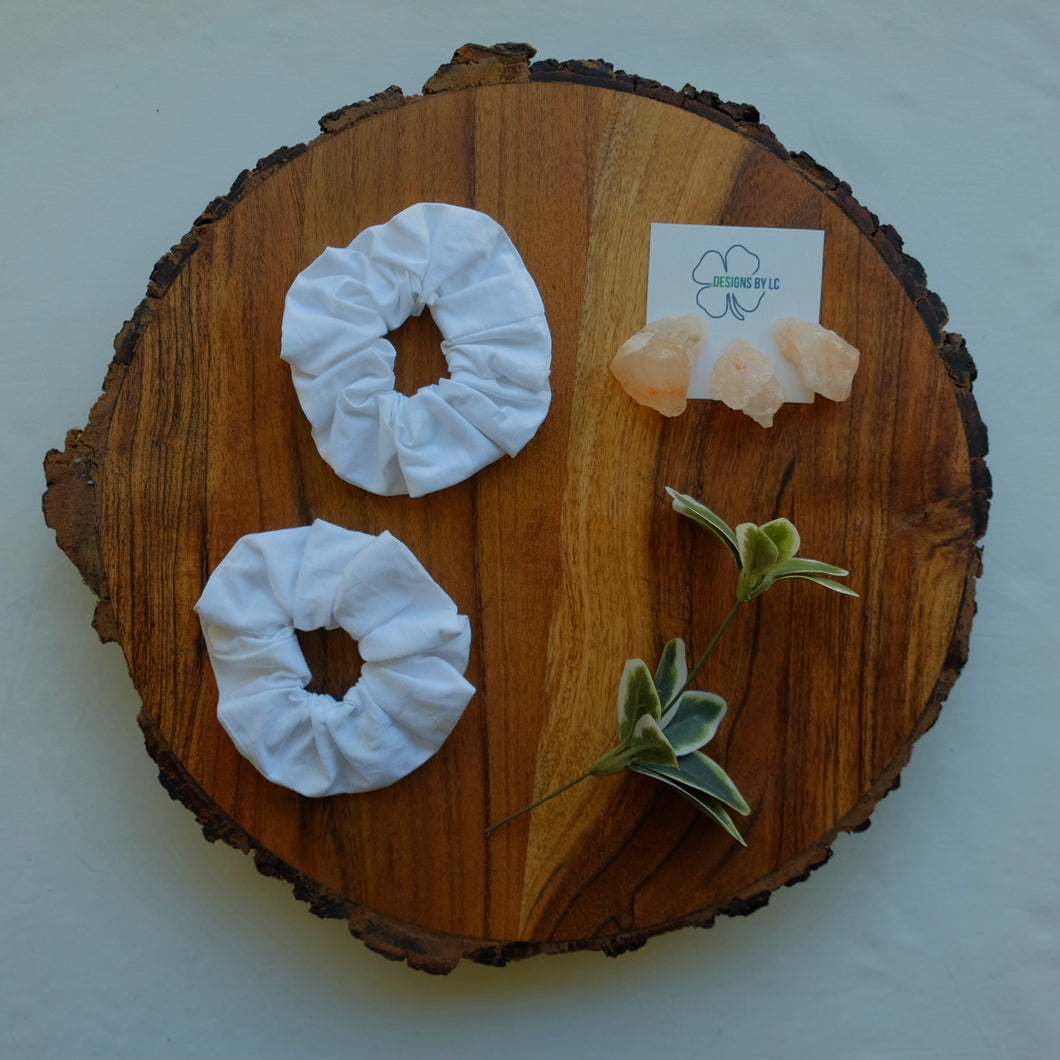 White Butterfly Scrunchie