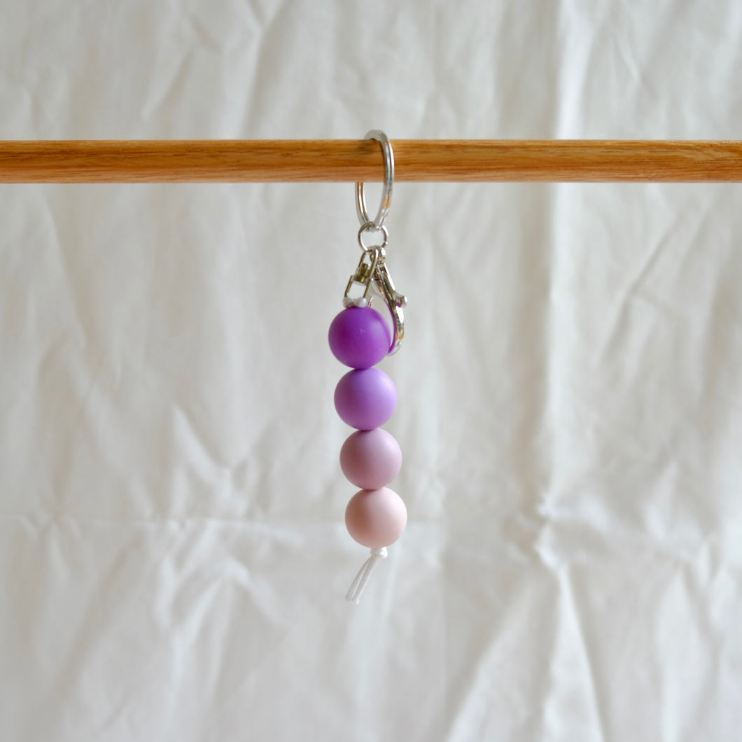 Purple Gradient Keyring