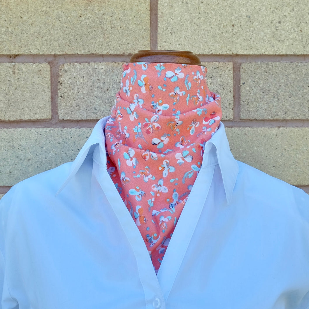 Orange Floral Bandanas