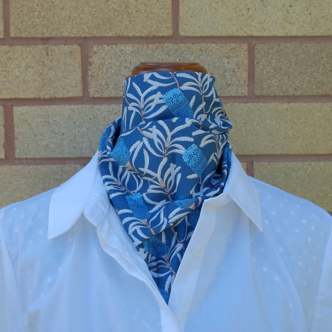 Blue Bottle Brush Bandana