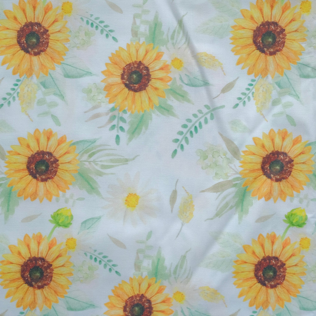 White Sunflower Bandana